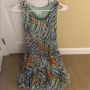 colorful loose women’s dress